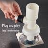 Y-shaped Dual Outlet Floor Drain Connector for Washing Machine