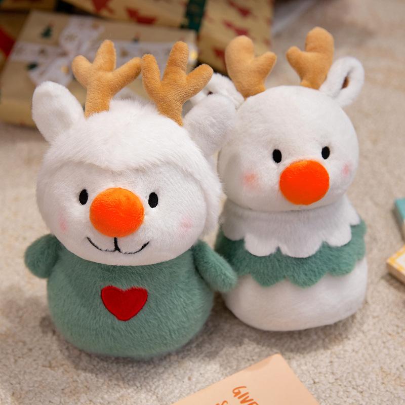Cute Cute Christmas Tree Elk Doll Plush Toy Deer Doll Children'S Doll Christmas Gift