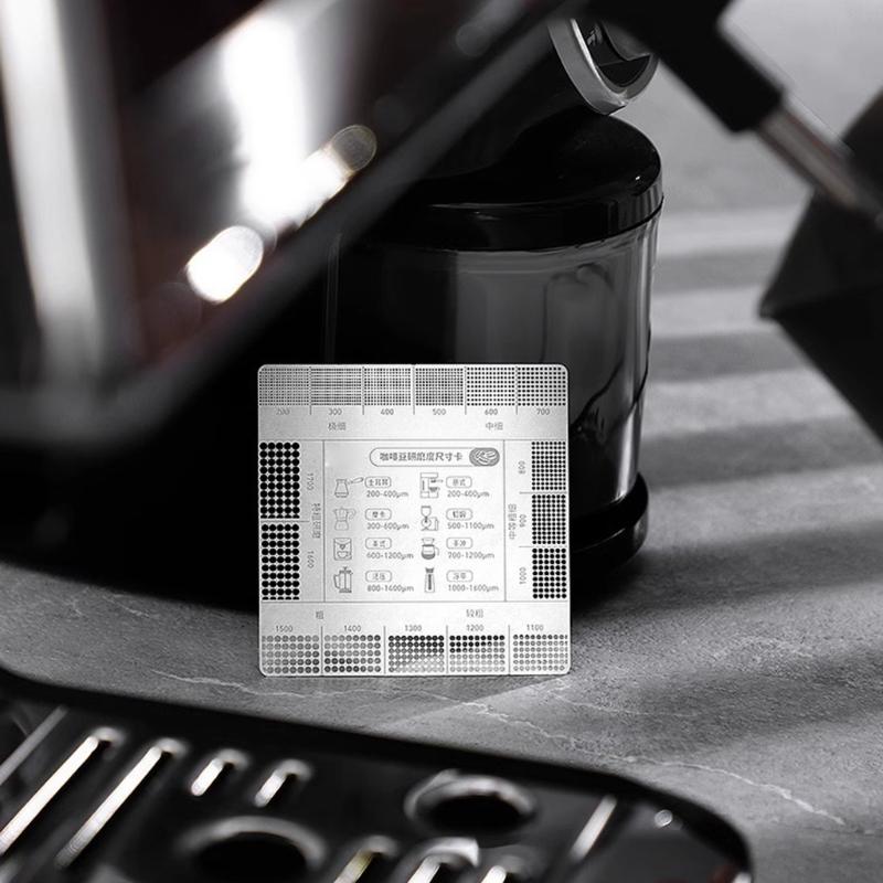 Coffee Grind Reference Card Grinding Size Chart For Precise Brewing And Enhances Flavor for Home Kitchens And Cafes
