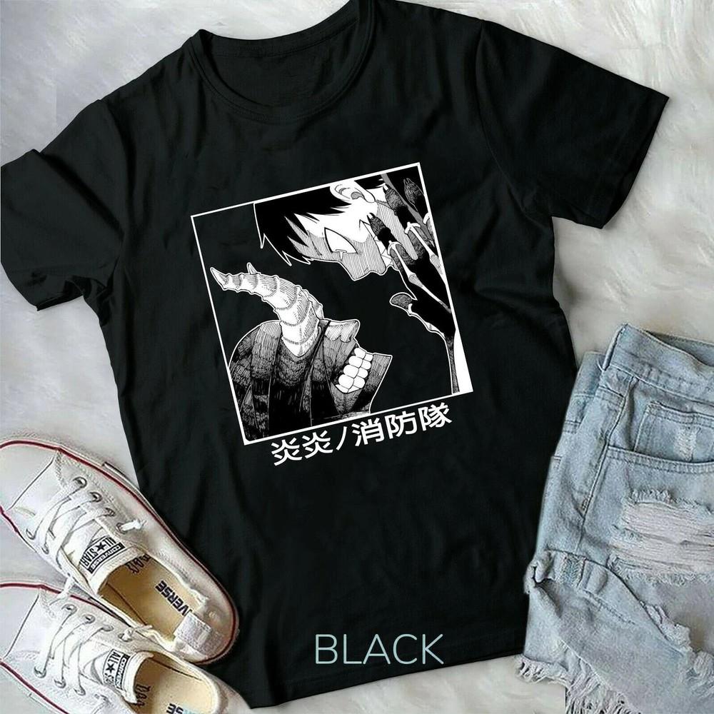 Fire Force T-shrit, Shinra, Akitaru Obi,Iris,Tamak wbr/ i,Manga, Japanese, Unisex Unisex T-Shirt XXXL