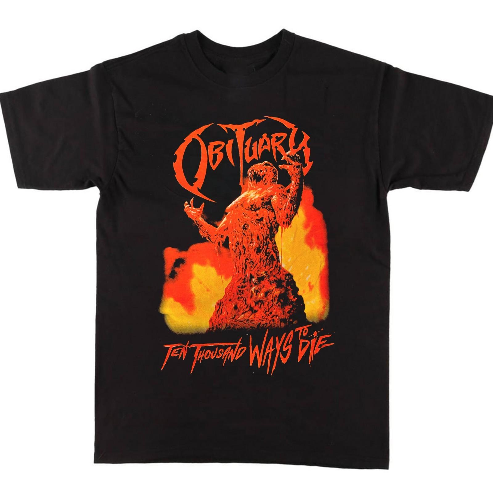 New Obituary ten Thousand ways to die Gift For Fans Unisex S-5XL Shirt SS859 XXXXL