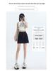 Denim A-Line Mini Skirt with Lining – Women's 2025 Summer Hip-Hugging, Anti-Exposure Design
