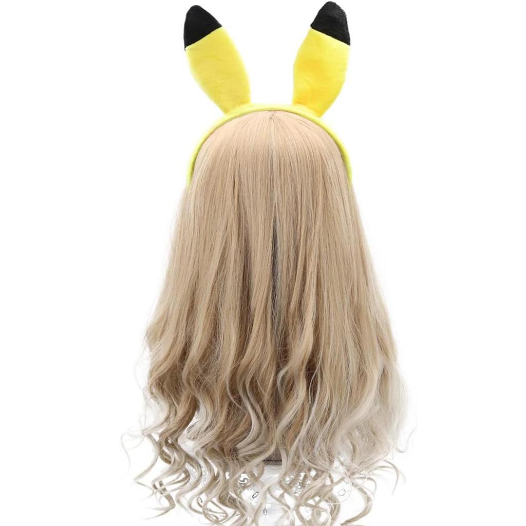 Sarı Çizgi Film Kulaklı Taç-Cadılar Bayramı Noel Festival Temalı Parti Anime Cosplay Kostüm Taçları