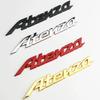 Car Sticker Rear Trunk Letter Emblem for Atenza Logo Metal Alloy Replaced Decal Self-adhesive Exterior Styling Decoration
