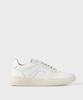 Panicale Beige Retro Leather Sneakers