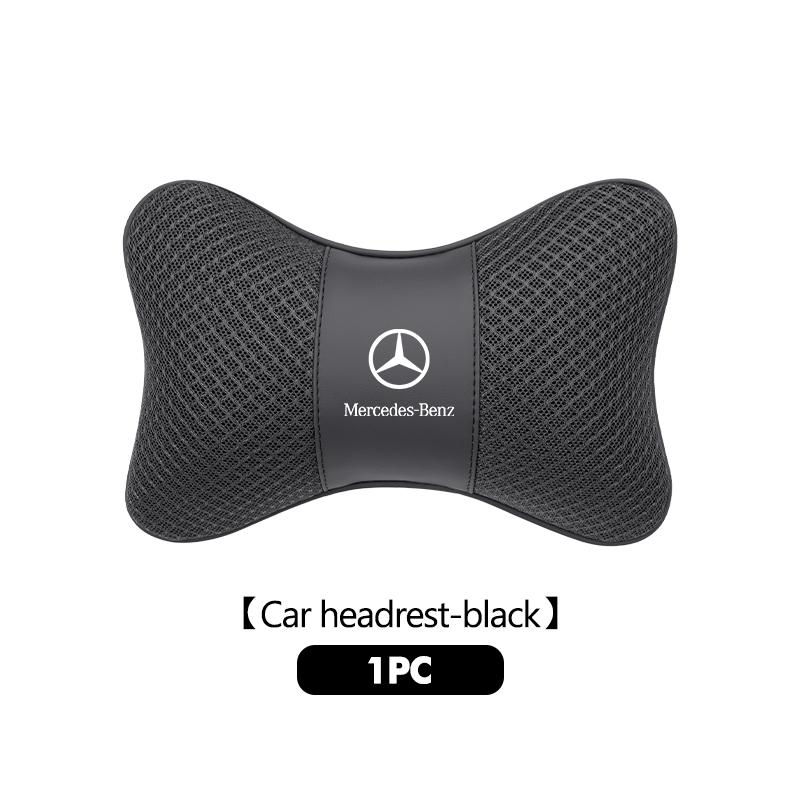 

Car Headrest Lumbar Support Kit Seat Cushion Neck Pillow Interior For Mercedes Benz AMG A C E S G Class W201 W210 W108 W204 W205