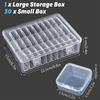 Diamond Art Aufbewahrung, Perlen Organizer Box und Aufbewahrung Kunststoffkoffer mit Klappdeckel