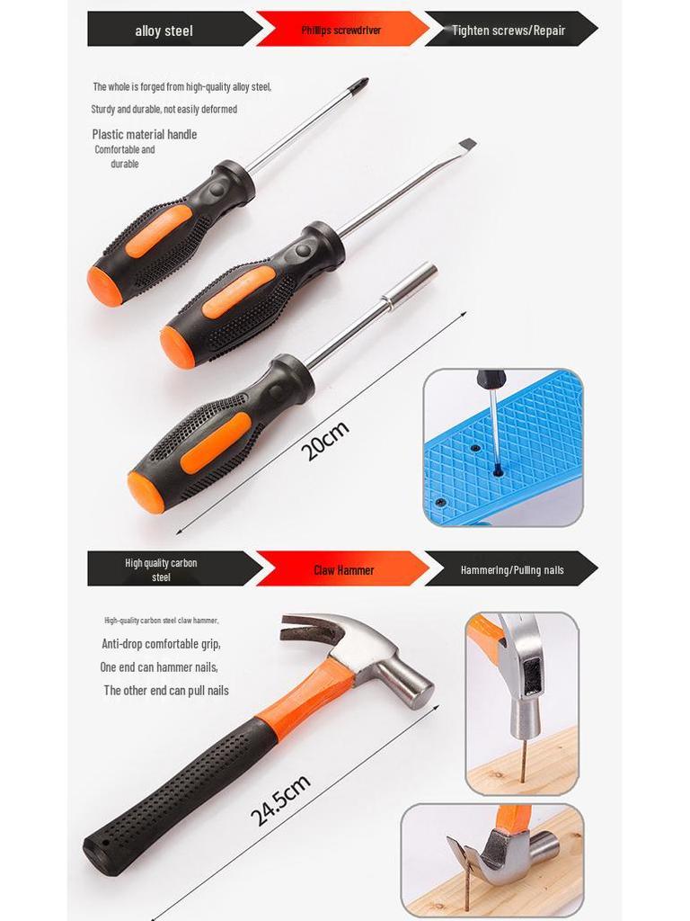 Multifunkční sada nářadí pro domácnost a autoelektrikáře