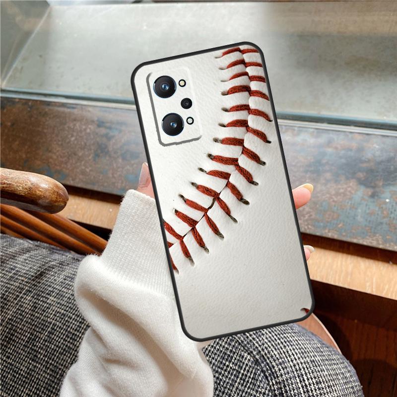 Baseball Case For Realme 13 Pro Plus 11 12 14 C71 C75 C55 C51 C53 C25 C63 C61 C65 C67 GT6 GT7 15 Pro