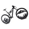 Metal Bike Wall Art Exquisite Fashionable Shatterproof Mountain Forest Bicycle Wall Decor for