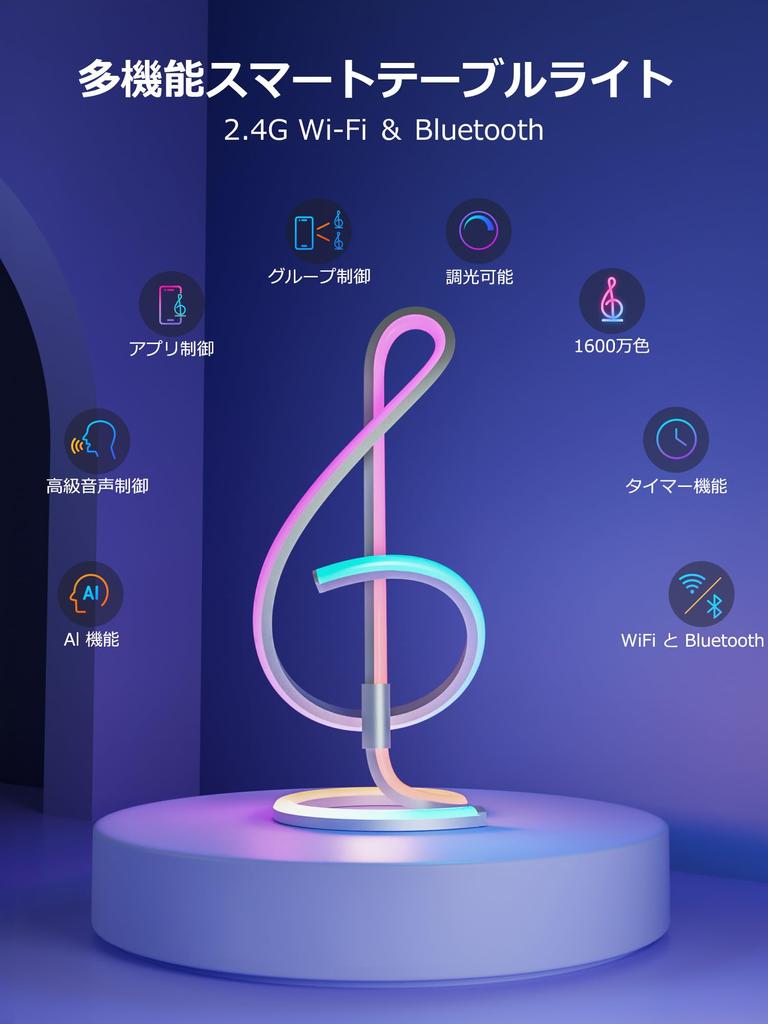 Lepro TB2 AI Desk Light LED Table Light Smart Light Million Lighting Table Lamp Room Light Interior Indirect Lighting Stylish Atmosphere Light Mood
