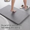 Diatomite foot mat hard mat diatomite hardboard bathroom floor mats bathroom absorbent non-slip mat quick-drying doormats
