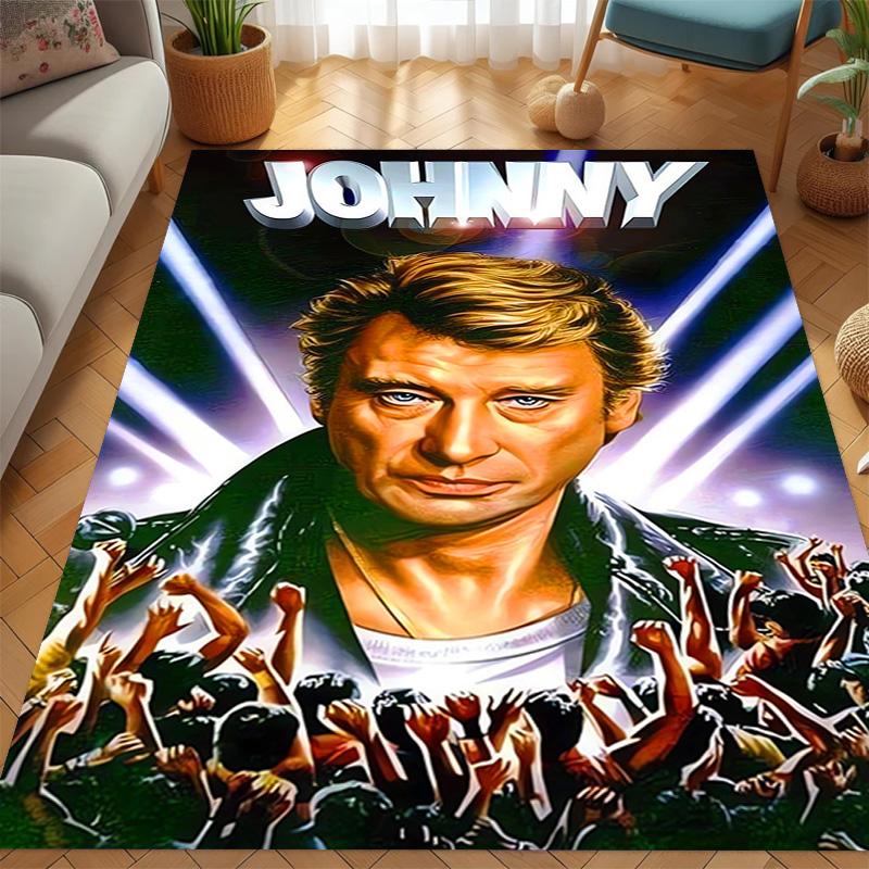 Johnny Hallyday: Le Phénix carpet Living room and bedroom mats printing Art Protective pad Room