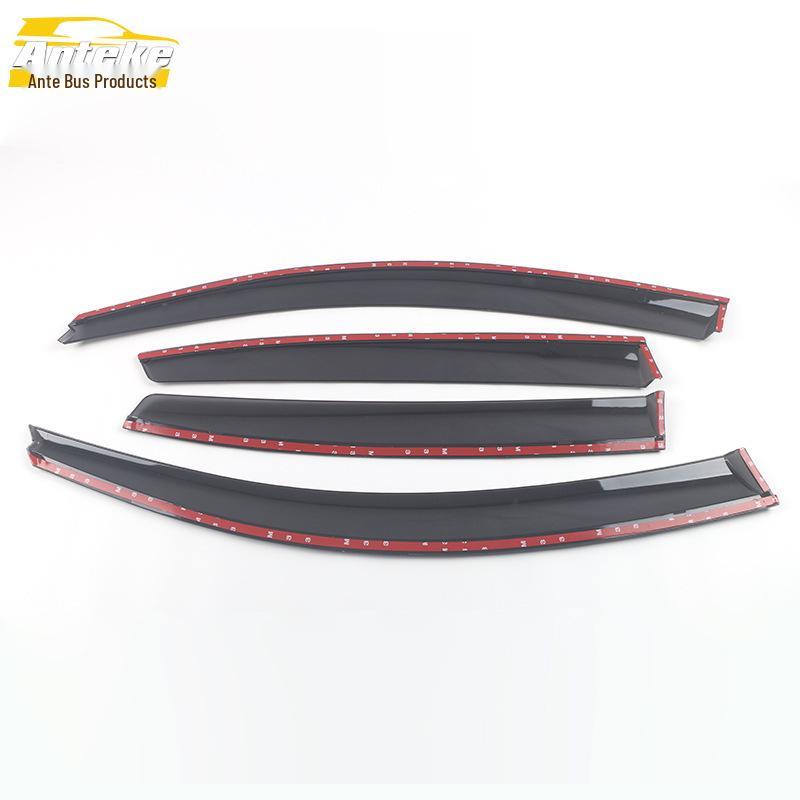08-15 Bora Rain Deflectors with Bright Trim and Sun Visor Decoration Stickers for Exterior