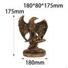 Eagle Figurine Animal Sculpture Artwork Bird Statue Resin Home Decor for Dining Room Office