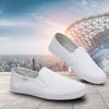 Unisex Sneakers Zapatillas Deportivas Hombre Cotton Canvas Breathable Casual Shoes Pure White Canvas Shoe Slip-on Shoes