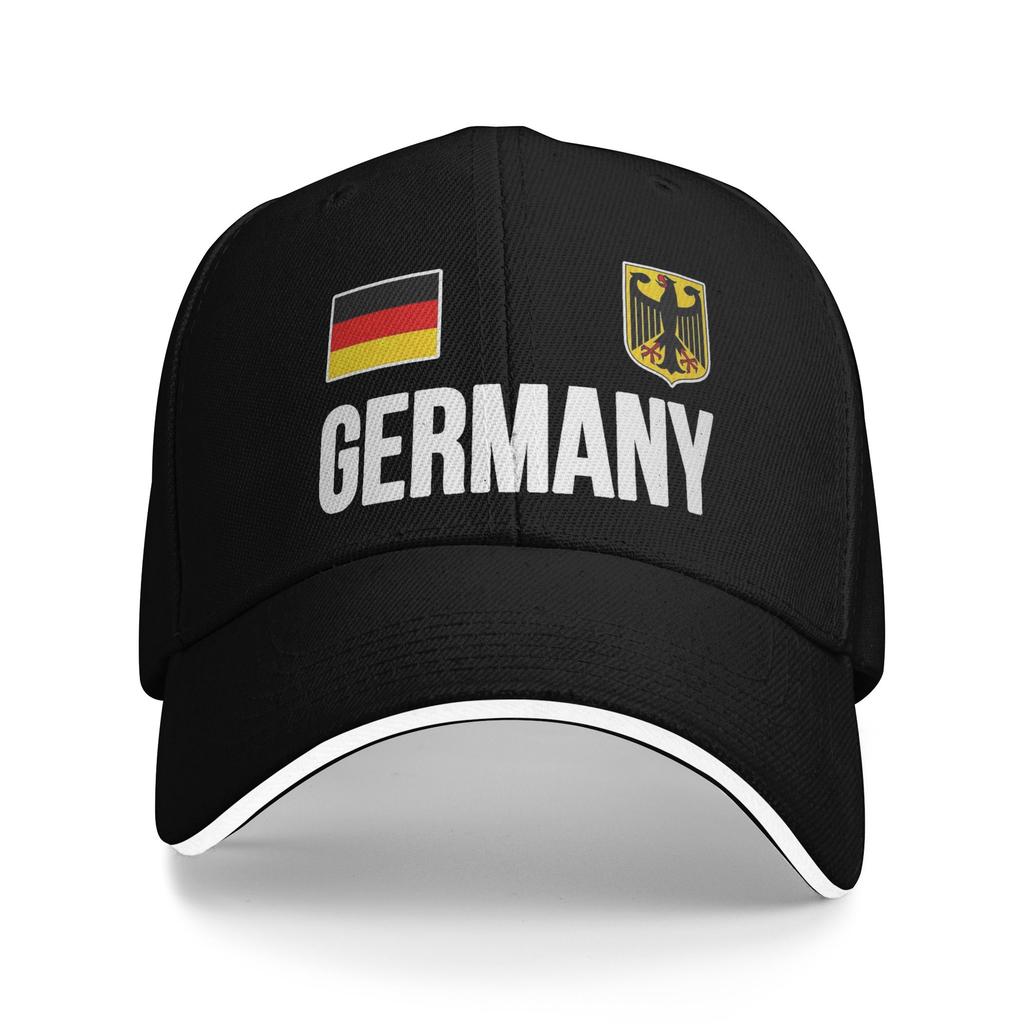 Germany Deutschland German Flag Baseball Cap  Casual Hip Hop Hats Summer Couple Women Kpop Rock Snapback Cap