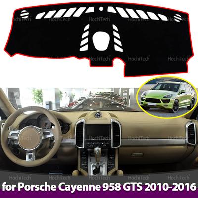 Dashboard Cover Board Anti-Slip Mat Protect Pad Car Sunshade Carpet Rug for Porsche Cayenne 958 GTS 2010 2011 2012 2013-2016
