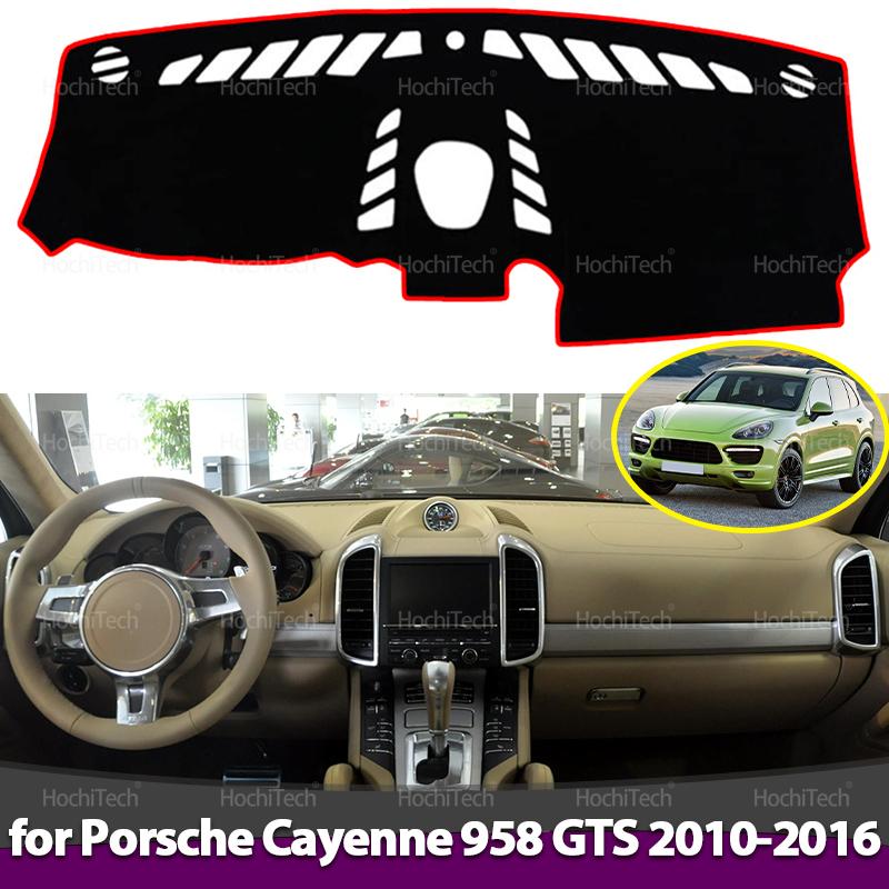Armaturenbrett Abdeckung Brett Anti-Rutsch Matte Schutz Polster Auto Sonnenschutz Teppich Matte für Porsche Cayenne 958 GTS 2010 2011 2012 2013-2016