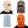 Passamontagna Invernale Lavorato a Maglia Mimetico Cappello Unisex Caldo Antivento Copricapo Per Uomini Donne