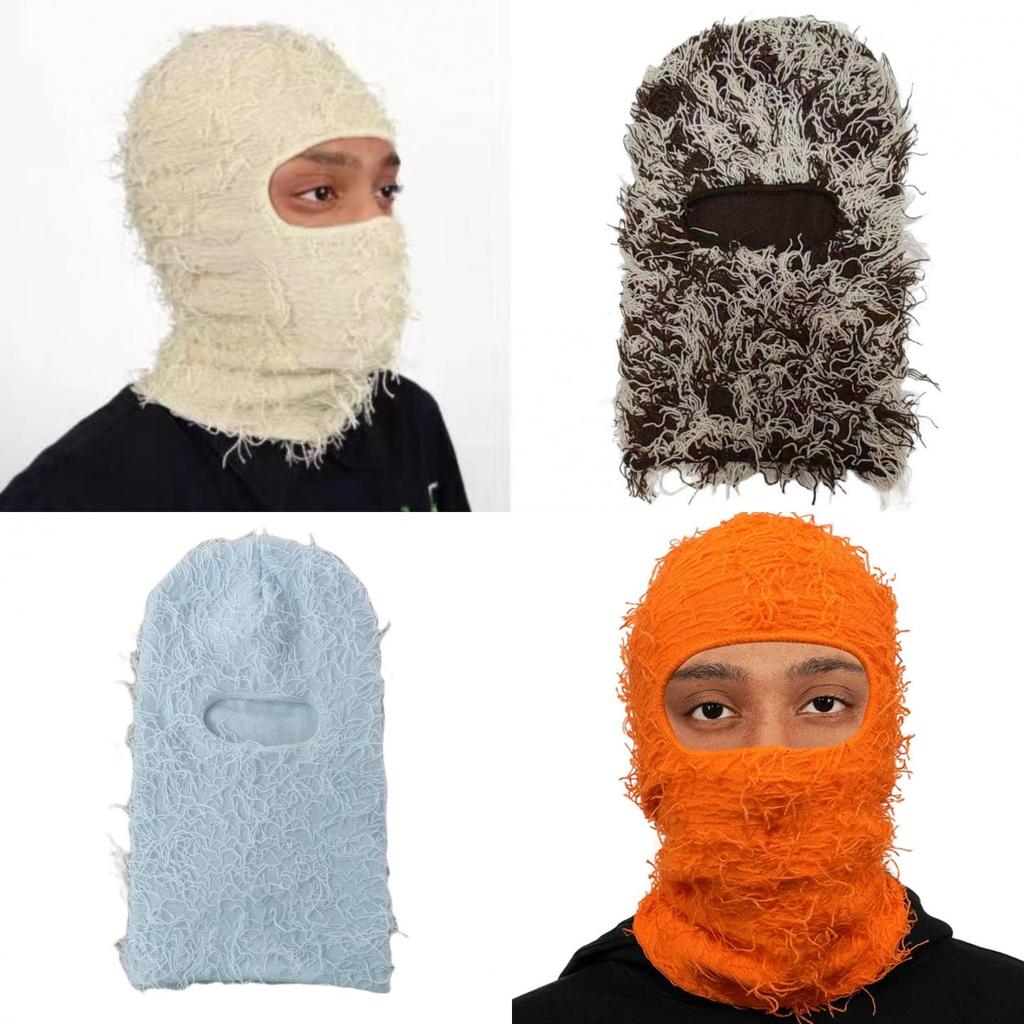 Passamontagna Invernale Lavorato a Maglia Mimetico Cappello Unisex Caldo Antivento Copricapo Per Uomini Donne