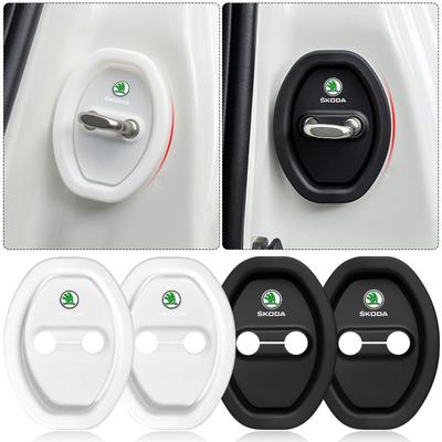 Car Door Groove Cushion Silicone Gel Anti-Collision Protective Cover for SCALA Superb Octavia 2 3 A4 A5 Fabia Kamiq Kapoq Kodiaq Rapid