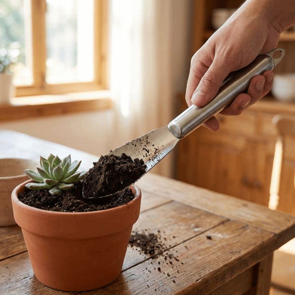 Rustproof Stainless Steel Shovel Thickened Hand Trowel Portable Garden Shovel  Household