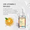 Vitamin C Serum for Brightening and Glowing Skin, Refines Texture, Improves Pore Appearance, Radiant Skin, 30ml