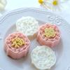 50g Plastic Mooncake Stamps DIY Mooncake Moulds Chinese Characters Shaped Hand-Making DIY Mooncake Moulds for Festival