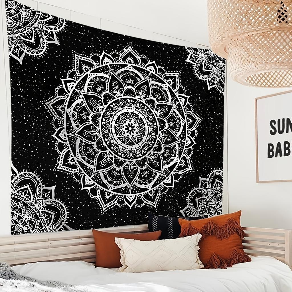 VIKAMA Mandala Bohemian Tapestry Living Room Bedroom Yoga Studio Café Decor Tapestry Home Decor Wall Hanging