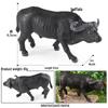 Children's Farm Animal Models: Cow, Pig, Rooster, Donkey, Duck, Cat, Sheep - Plastic Toy Set
