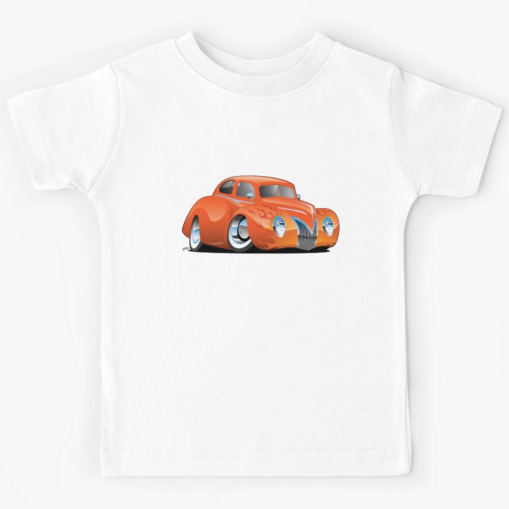 Custom Street Rod Vintage Car Cartoon Kids T-Shirt 110