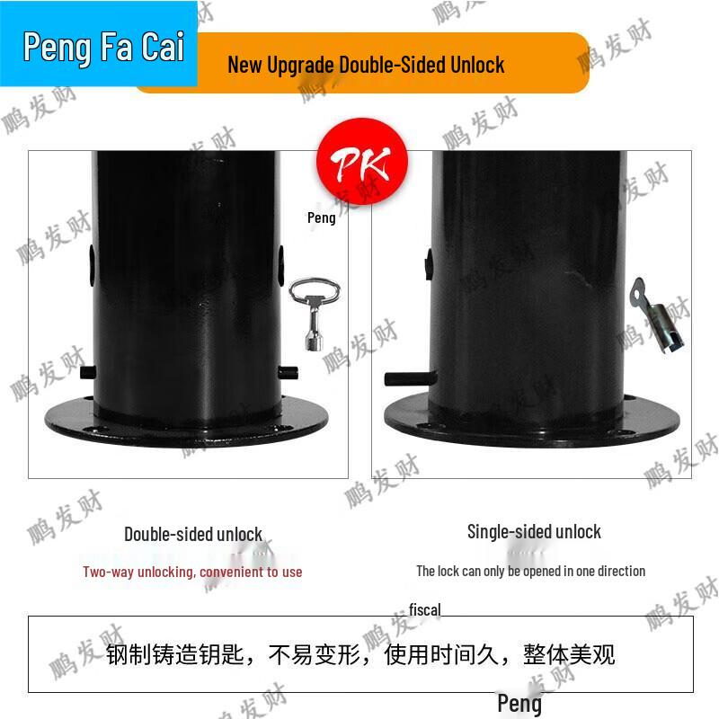 Steel Pipe Warning Post & Isolation Barrier