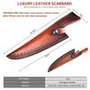 High-grade Chef Knife Sheath Cowhide Leather Knife Cover Cleaver Butcher Blade Guard Protect Case Steak/Boning Knife Pocket