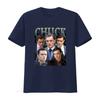 T-shirt Retro Bootleg Chuck Bass per Donna e Uomo vintage Lavata moda Top Unisex Per l'Uso Quotidiano Traspirante Versatile