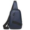 New Men's Fashion Casual Business Breast Bag One Shoulder Crossbody Bag Commuter Large Capacity Simple Sports Bag