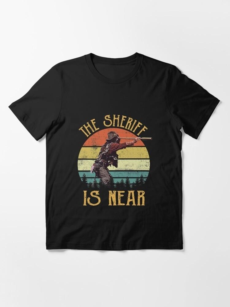Retro Vintage Blazing Saddles The Sheriff is Near Unisex T-Shirt Unisex T-Shirt XL