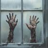 Halloween Horror Zombie Palm Balcony Glass Showcase Home Decoration Static Window Stickers