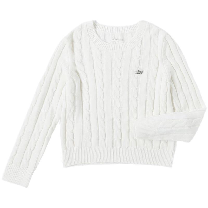 Lee Women's Comfortable Cable Knit Sweater
