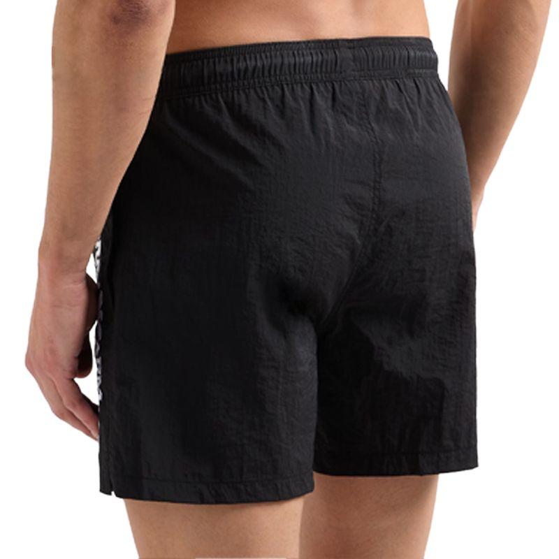 EMPORIO ARMANI Swim Shorts With Vertical Logo Embroidery EM000583-AF12330-UC001