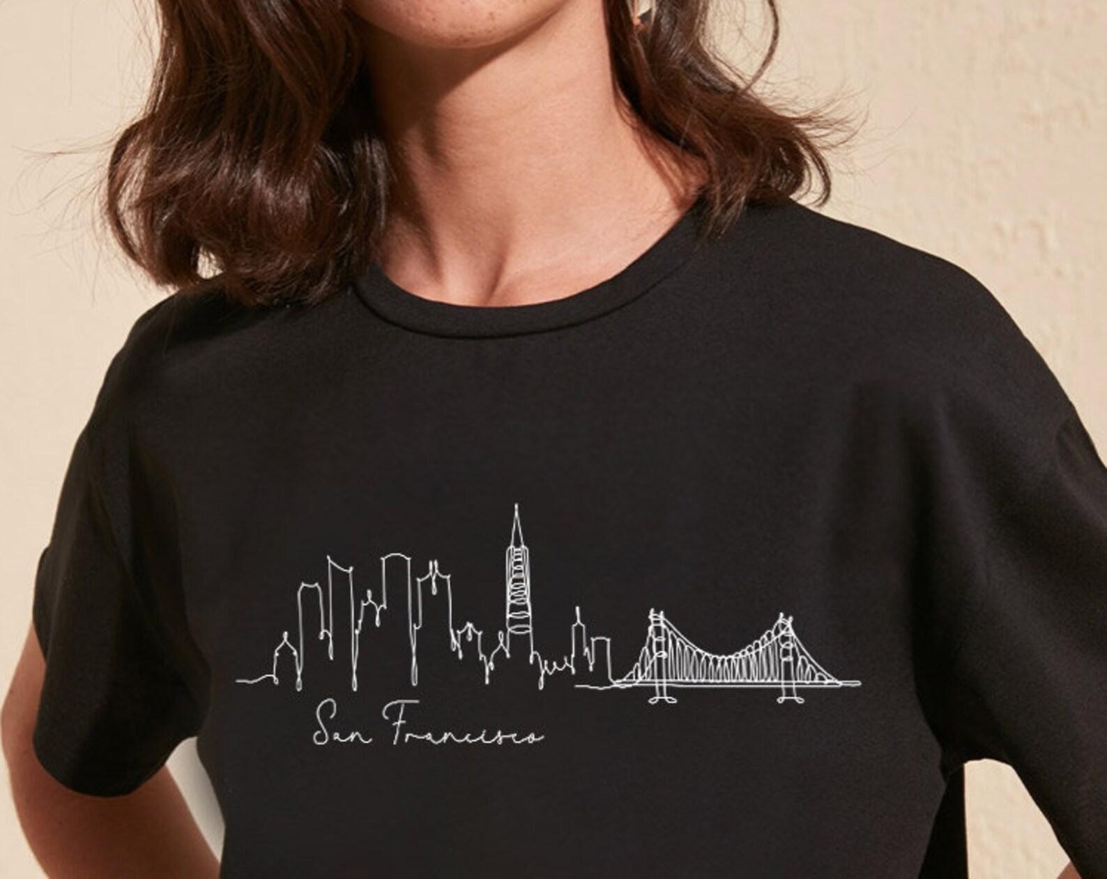 San Francisco Shirt, San Francisco California, San Fran T-Shirt, San Francisco, SF T-Shirt, CALI, The Bay Area, Silicon Valley, Gift, UNISEX 4XL