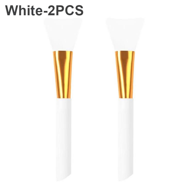 Silicone Facial Mask Brush Face Skin Care Tool Soft-headed DIY Mud Film Adjusting Brush Inclined Tail Apply Face Beauty Tools