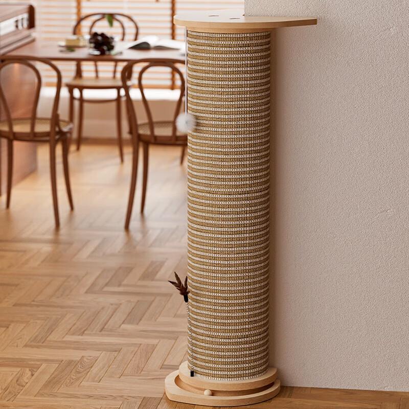 Cat Scratching Post & Tree with Small Fish Design