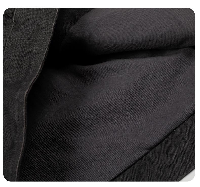 11KN Unisex Retro Distressed Workwear Jacket with Airplane Buckle and Wide Lapel