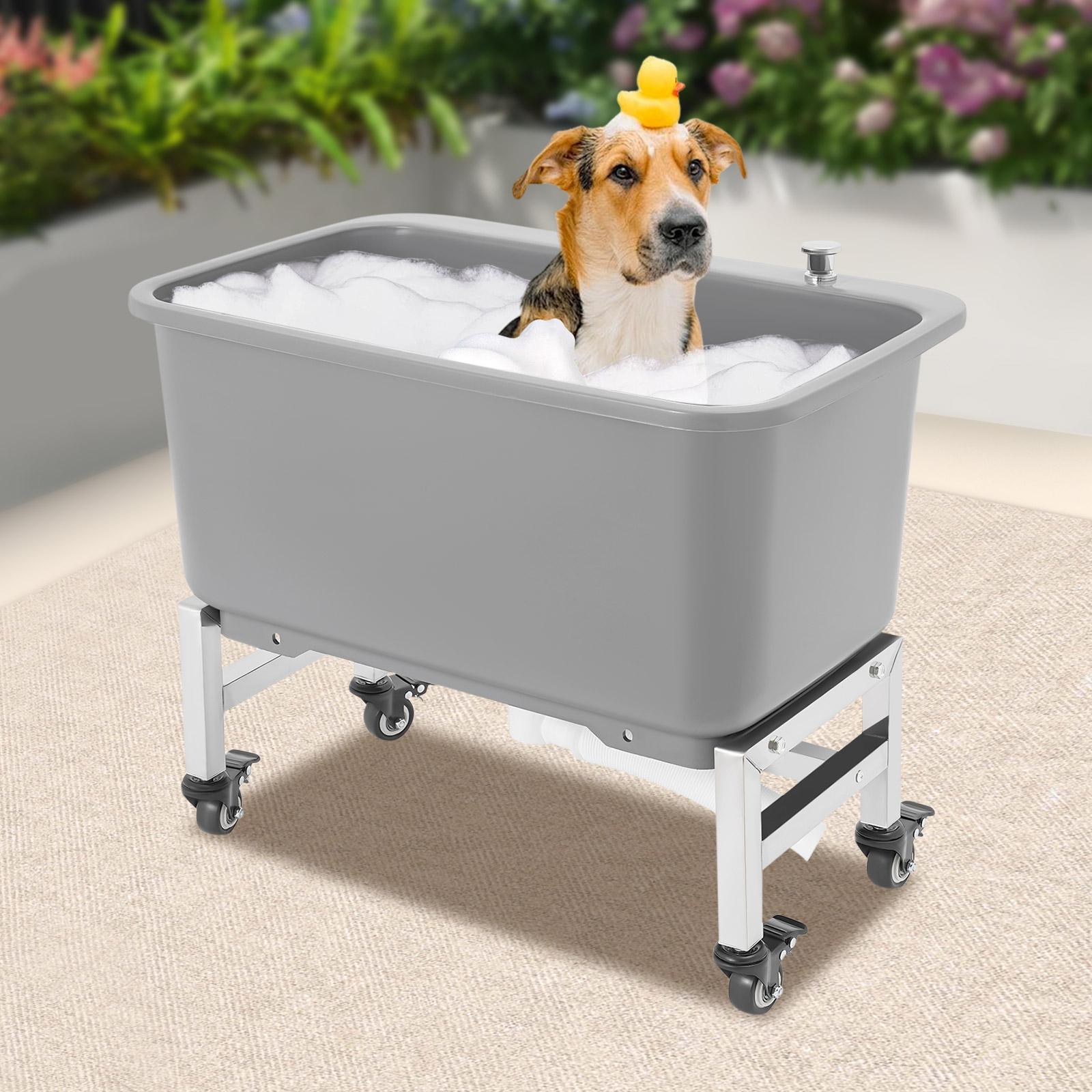 

Портативная раковина для швабры, ПП, Черный/Серый, Прямоугольная, Отдельно стоящая, Хозяйственная раковина для швабры 60*40*50,5 см для ресторанов, баров серый