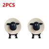 1-4PCS Sheep Stackable Toilet Paper Holder Resin Cute Sheep Tissue Storage Rack for Home Bathroom Vanity Night Stands