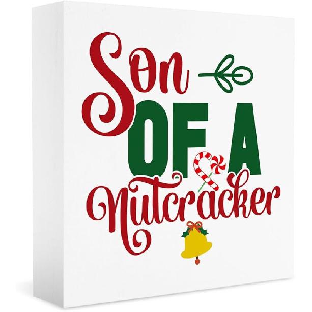 Christmas Vacation Funny Decorations - Xmas Holiday Sign, 5 X 5 Inches