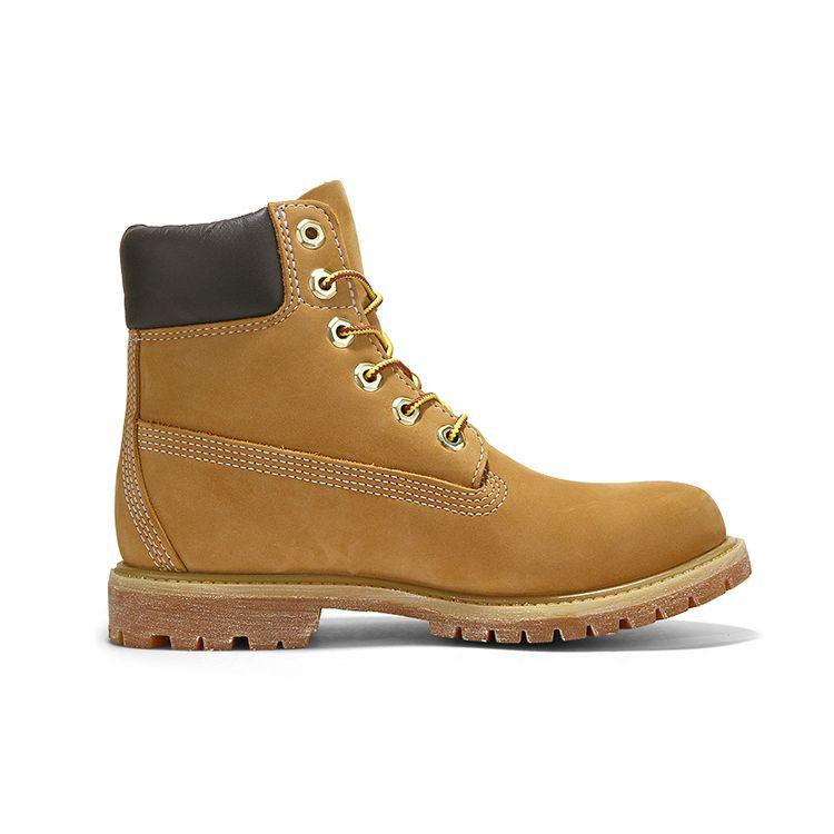 Timberland Premium Series Suede Warm Durable Short Outdoor Boots Women Boots Yellow 10361M