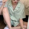 Japanese-style Unprinted Style Summer Fresh Cotton Pajamas Women's Short Sleeves 1011 New Loose Outer Loungewear Suit
