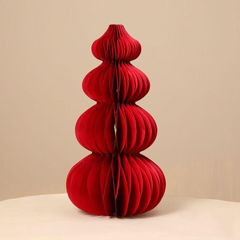 Folding Gourd Shape Housewarming  Ornament DIY Paper Housewarming Decorations  Wedding Decor